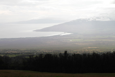 halfway up Haleakala