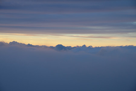 sunset on Haleakala