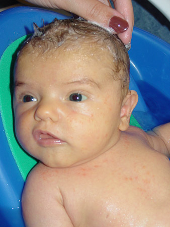 Soapy baby