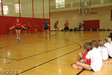 Jump rope camp performance 