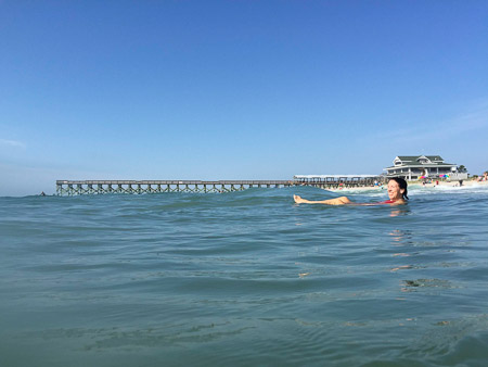 Beach day with Sarah and Andrew