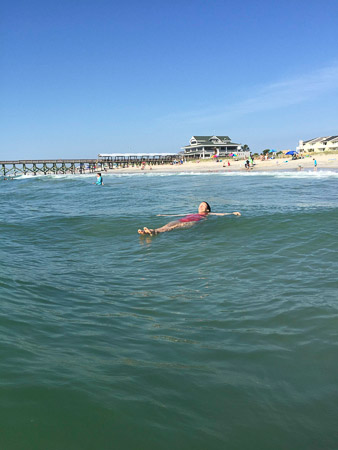 Beach day with Sarah and Andrew