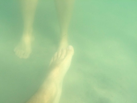 Beach day with Sarah and Andrew