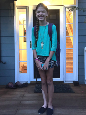 First day of school: 8th Grade and 4th Grade
