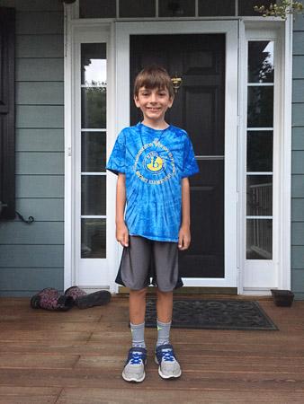 First day of school: 8th Grade and 4th Grade