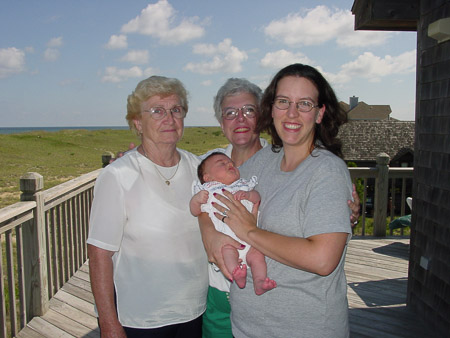 Great Grandma Shields, Grandma Egan, Mommy & me