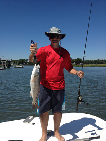 Andrew is a fisherman!