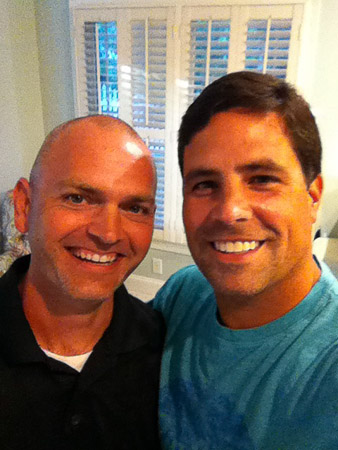 Figure 8 Reunion: Andrew and Brian