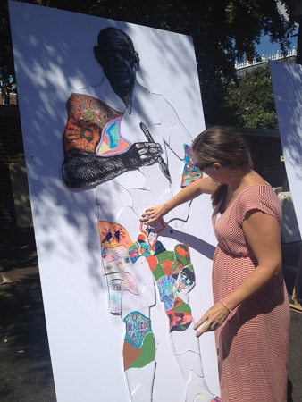 Katie with Picasso's cod piece