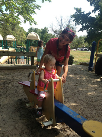 Another day, another playground with Ella and Penny