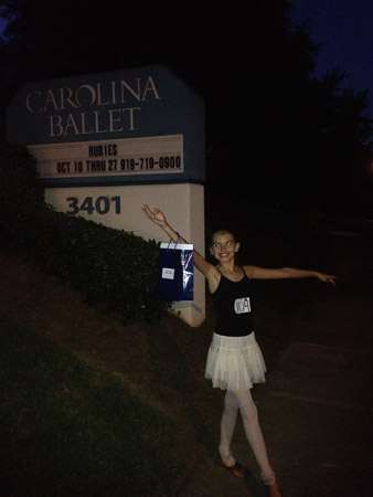 Picked to be a Party Girl in The Nutcracker