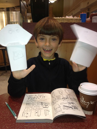 Origami at Whole Foods Friday