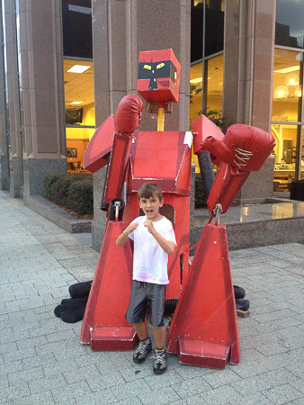 SparkCon with Jonah and the Rock Em Sock Em Robot