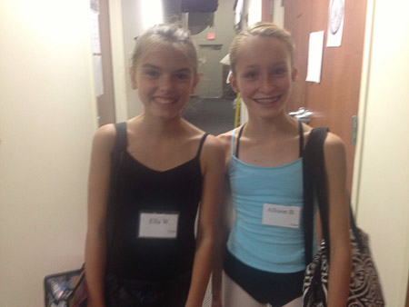 Ella and Alison--Two Claras