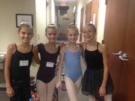 Ella, Megan, Rachel, Alison=All Four Claras 
