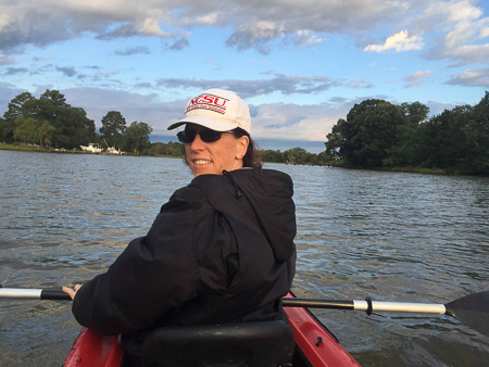 Early morning kayak around The Cove