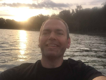 Early morning kayak around The Cove