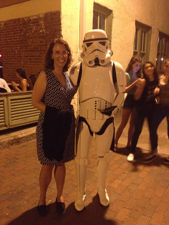 We found a Storm Trooper in Downtown Wilmington