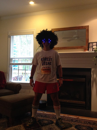 Andrew ready for the Tap and Run