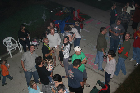Adults at Smores Party