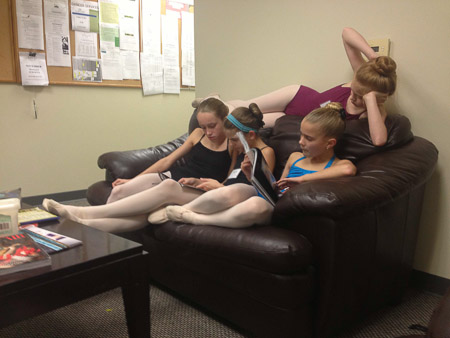Hanging out at Carolina Ballet