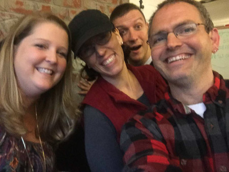 Julie, Sarah, Joe, Andrew