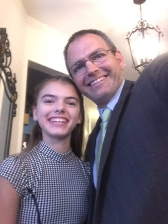 Ella and Andrew selfie