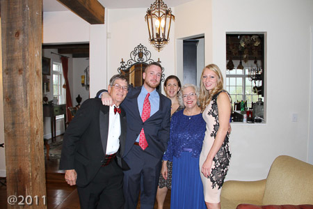 Papa, Robert, Leah, Nana, and Stephanie