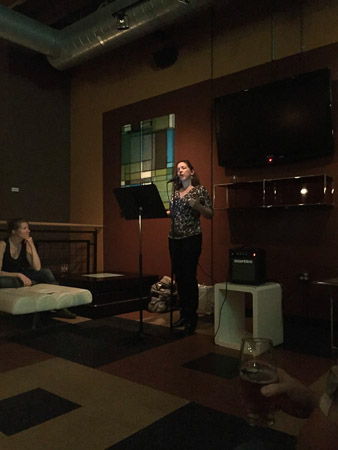 Anna Weaver performing in Durham
