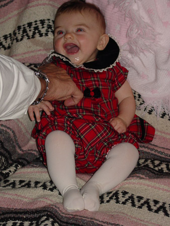 Laughing baby