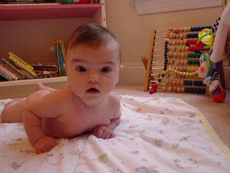 Naked Tummy Time!!!