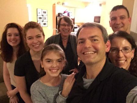 Thanksgiving Evening with the Mehlenbachers and Joe