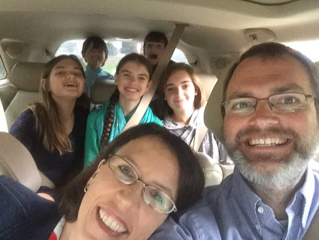 Cousin swap weekend--on our way to Buku