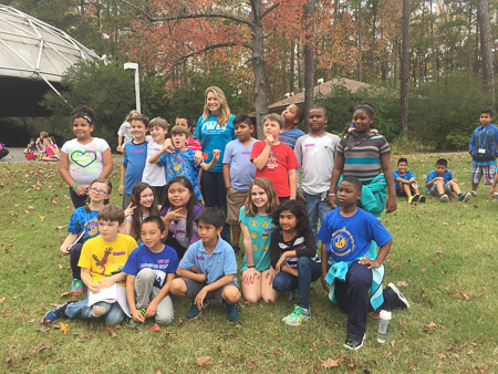 Jonah's 4th Grade class with Ms. Frerichs
