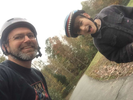 Very wet greenway! 