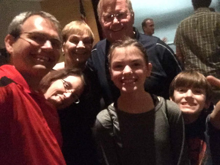 Grammie and Pop joined us for the dance concert