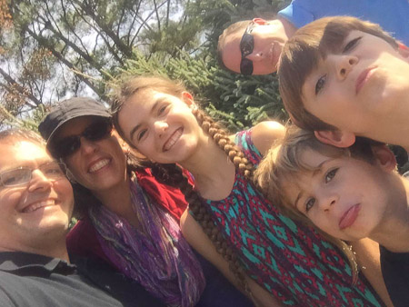 Andrew, Sarah, Ella, Eddie, Pete, Jonah