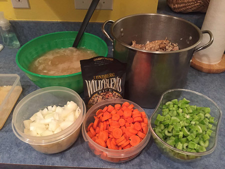 It's turkey soup time