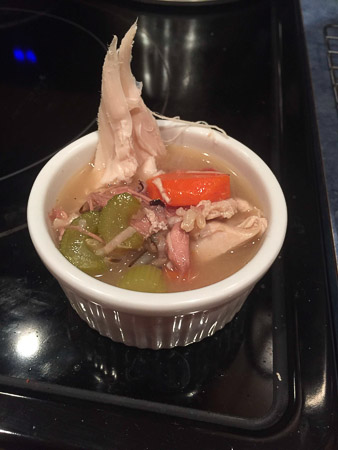 It's turkey soup time