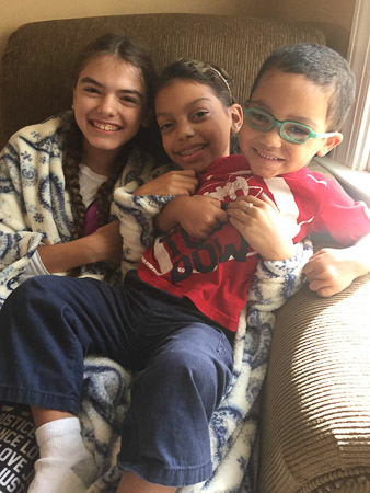 Ella, Emily, and Gabe 