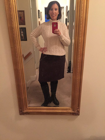 Thanks for the skirt, Katie