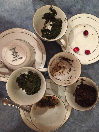 tea leaves