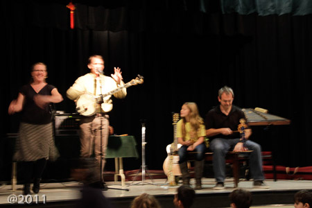 Andrew got called up on stage!