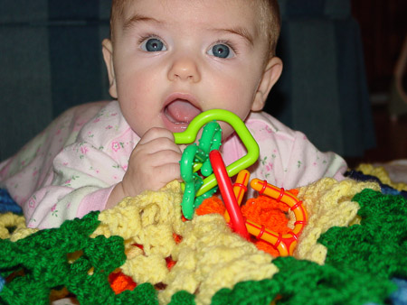 Look closely for my two bottom teeth