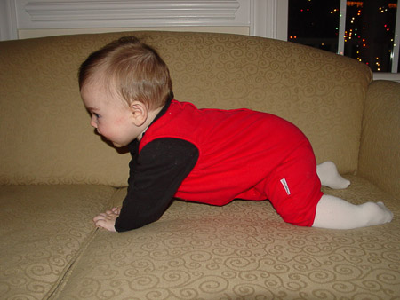 I am learning to crawl