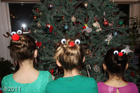 Rudolph the Red Nose Bun Deer