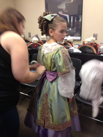 Backstage at Chapel Hill as Party Girl C 