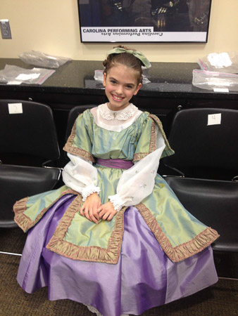 Backstage at Chapel Hill as Party Girl C 