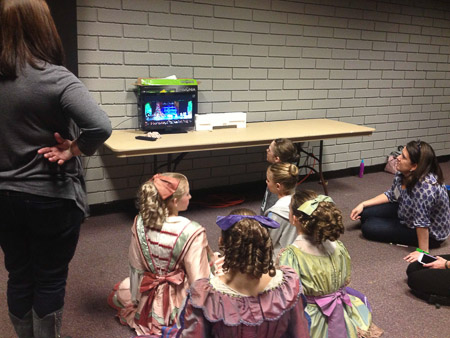 watching from backstage