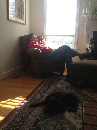 Old men napping